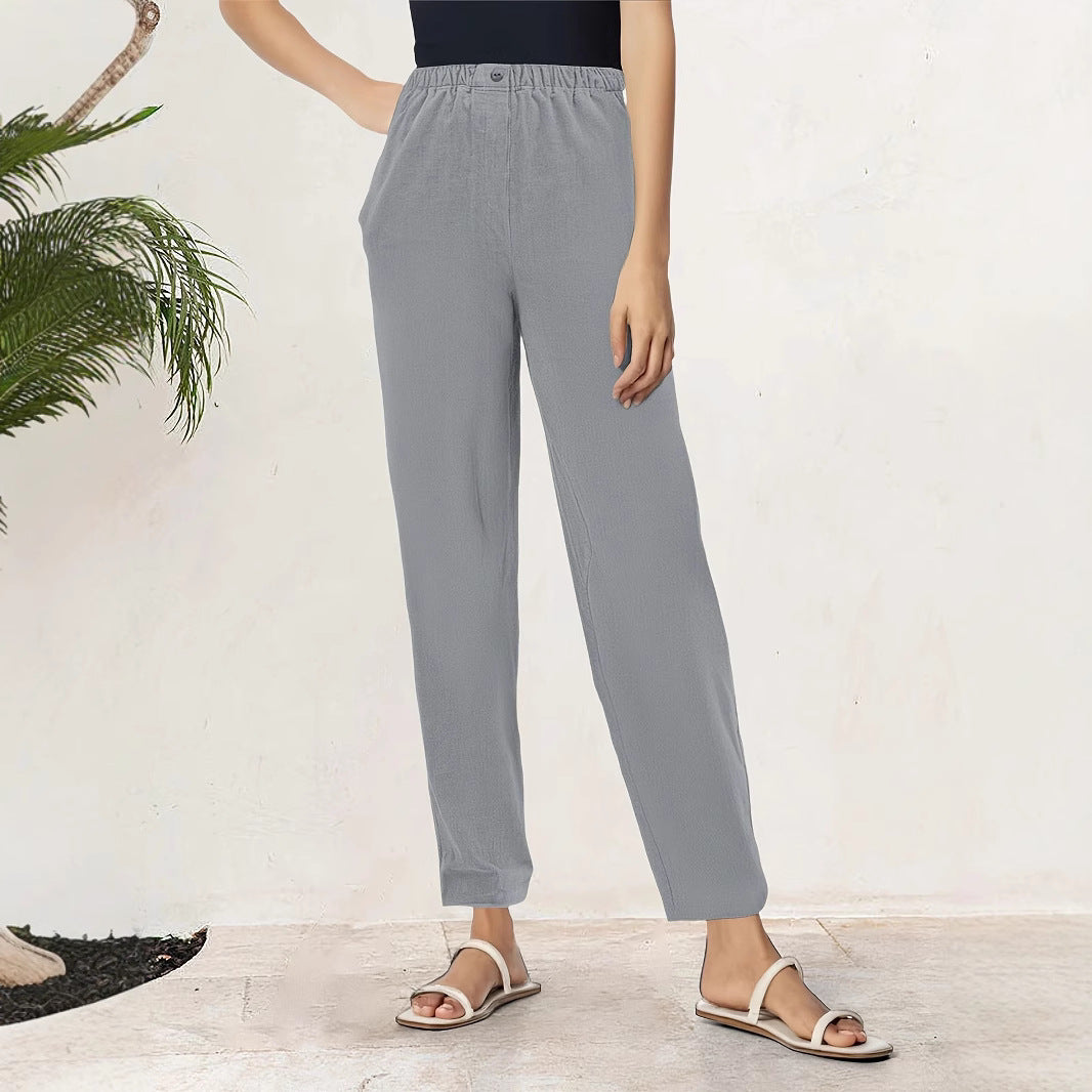 Leichte Damen Sommerhose Bequem Elegant