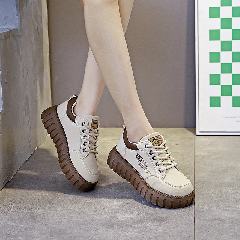 Damen Sneaker Plattformschuhe Modisch Hoch mit Dämpfung