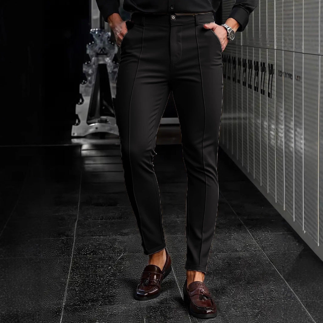 Herren Anzughose Slim Fit Modern Schnitt