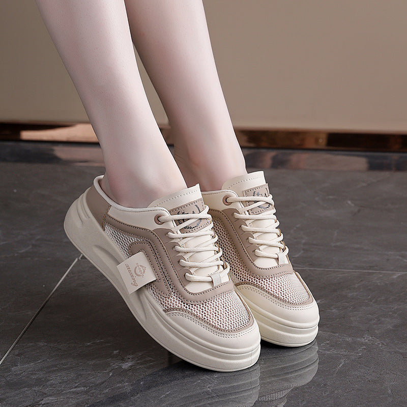 Damen Sneaker Bequem Atmungsaktiv Mesh