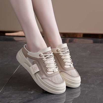 Damen Sneaker Bequem Atmungsaktiv Mesh
