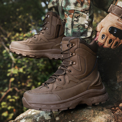 Herren Outdoor-Stiefel Wasserdicht Knöchelschutz Rutschfest