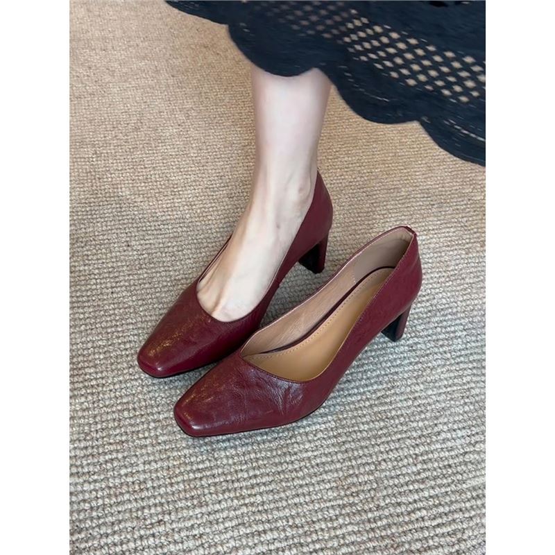 Damen Pumps Komfort Blockabsatz Elegante Schuhe