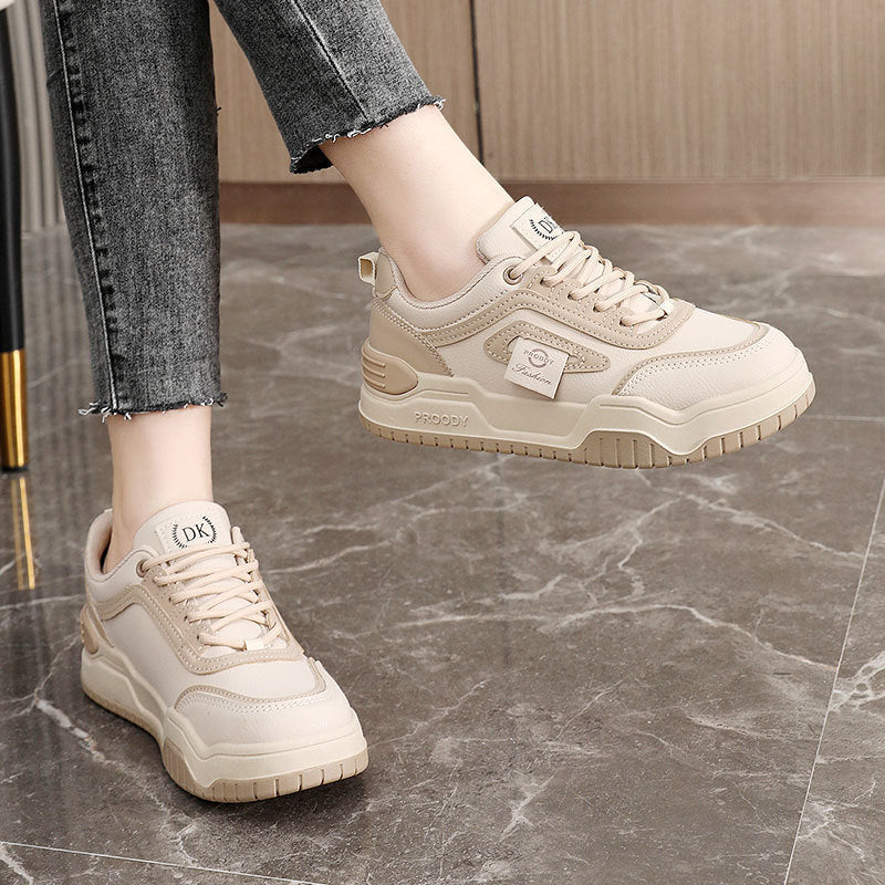 Damen Sneaker Sportlich mit rutschfester Sohle Schwarz Mode