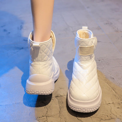 Damen Winterstiefel Warm Gefüttert Schnee Boots