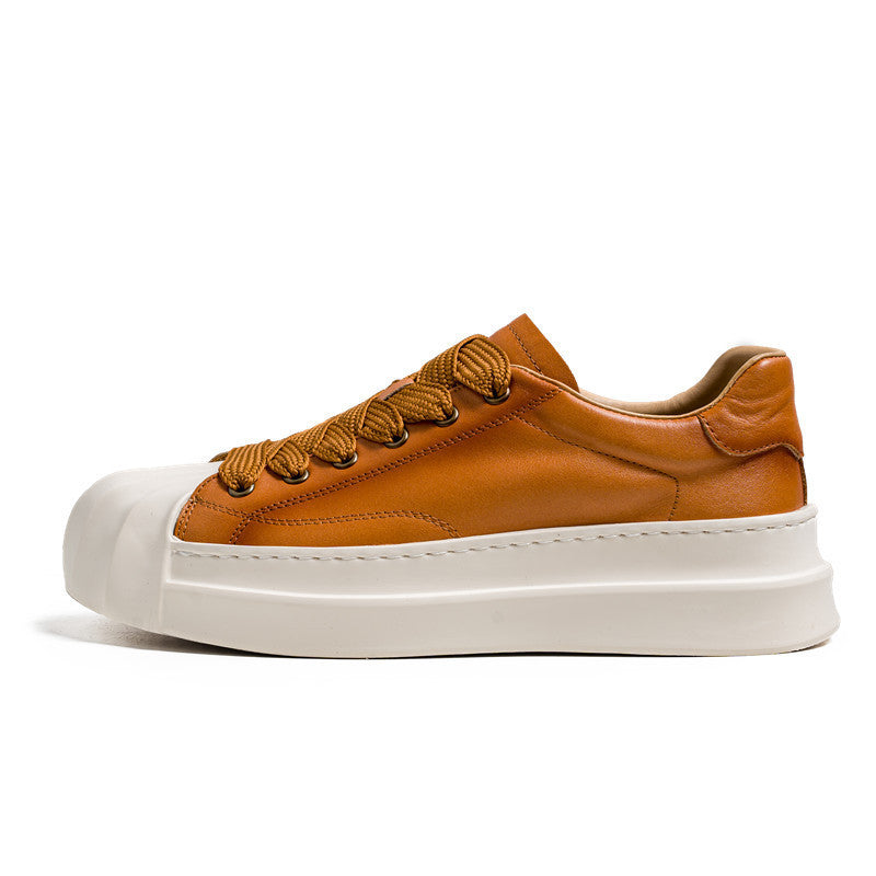 Damen Sneaker Luxus Leder Schnürschuhe Elegantes Design