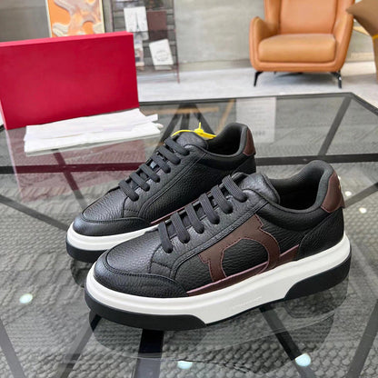 Damen Sneaker Sportlich Lederschuhe Trendy Modell