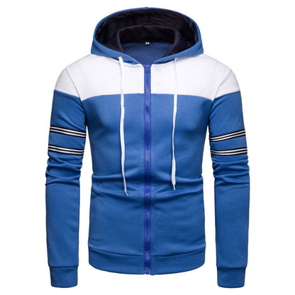 Herren Kapuzenpullover Sportlich Kontrastfarben Modern