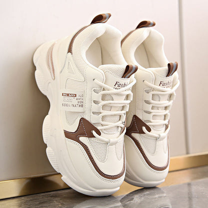 Damen Sneaker High Heel Chunky bequem Trend