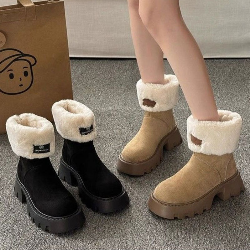 Damen Winterboots Warm Flauschig Rutschfest - BerlinGlamour