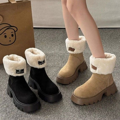 Damen Winterboots Warm Flauschig Rutschfest - BerlinGlamour