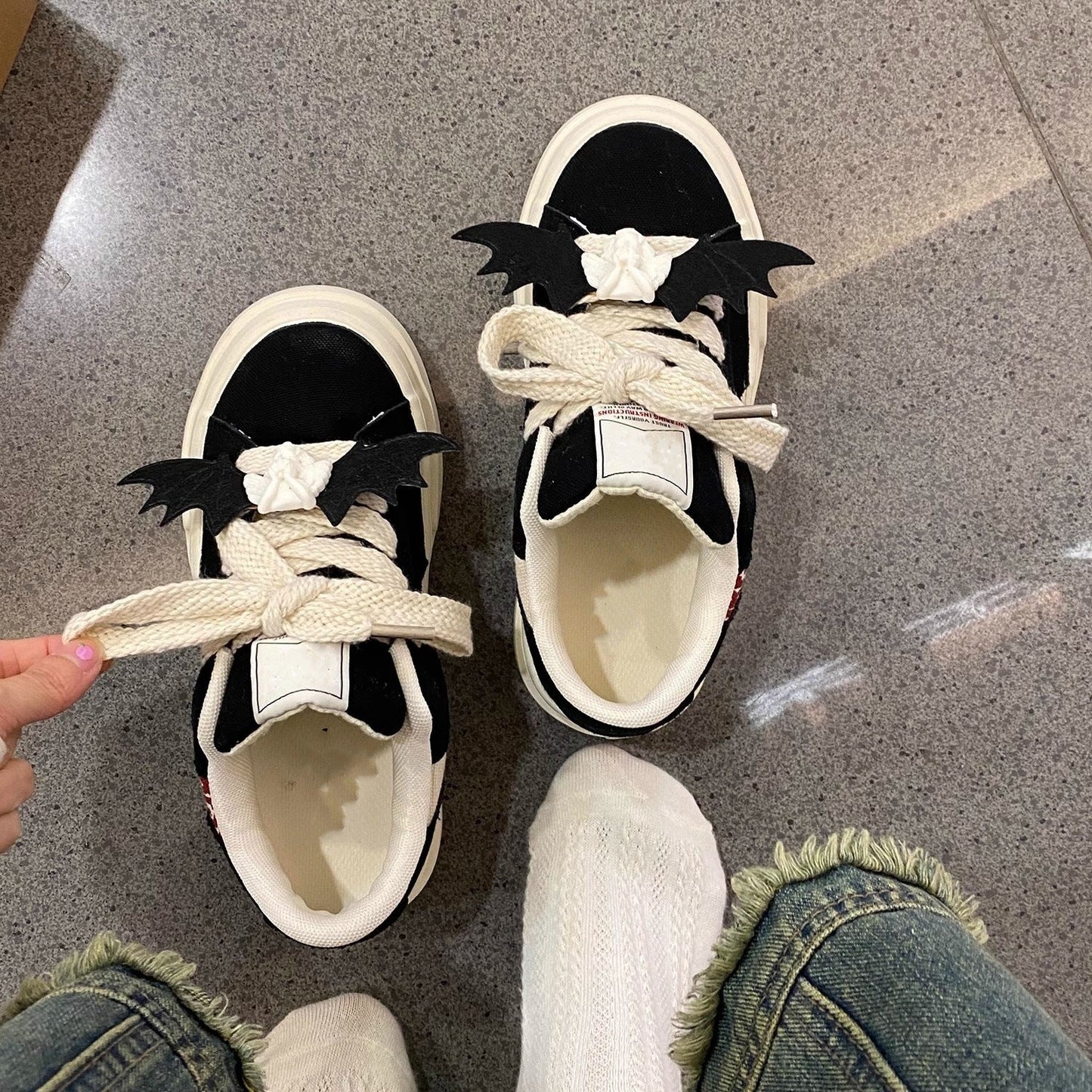 Damen Sneaker Tiermotiv Weich Sohle Mode Schuhe