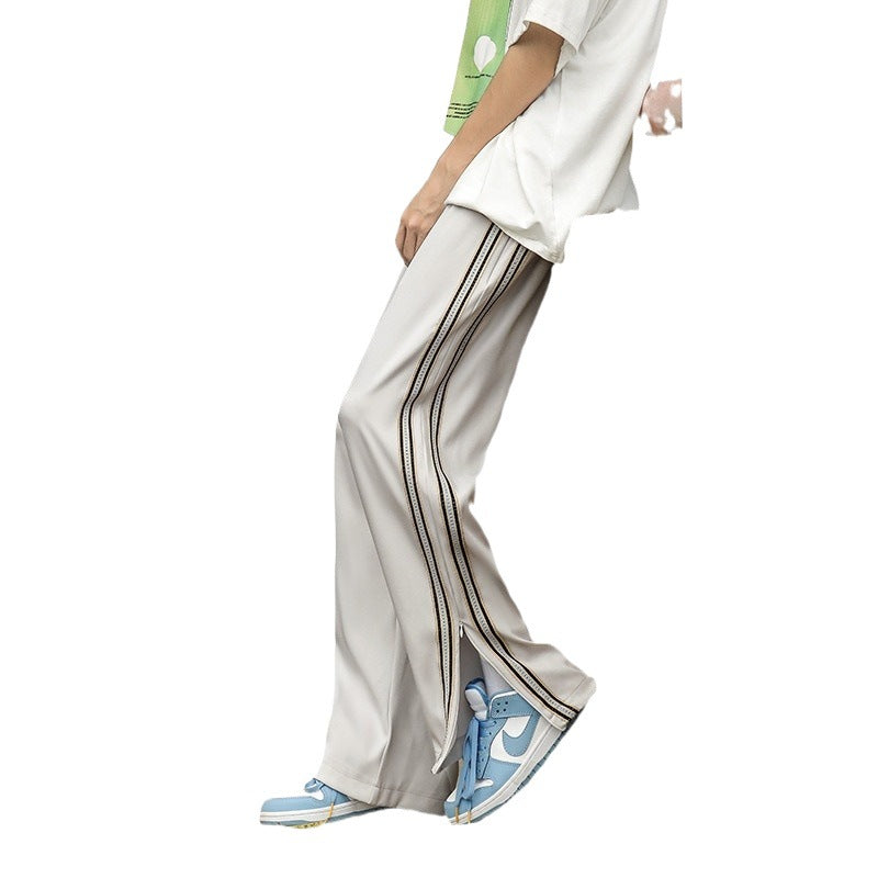 Herren Sporthose Elastisch Mit Streifen Bequem