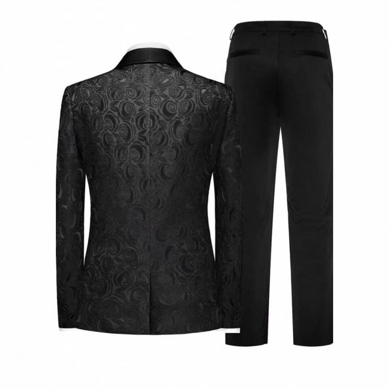 Herren Blazer Smoking Elegant mit Muster Berlin Style