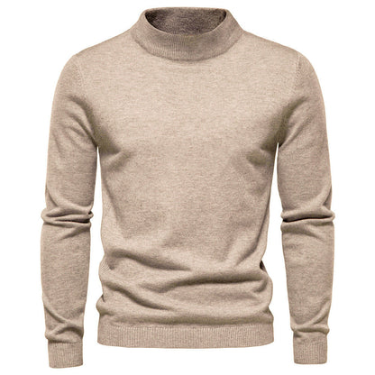 Herren Rollkragenpullover Feinwolle Elegante Qualität