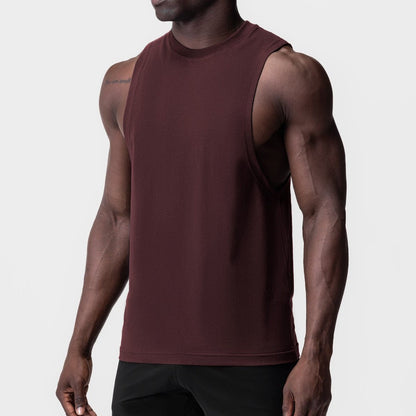 Herren Sportshirt Muscle Fit Leicht Baumwolle Athletisch