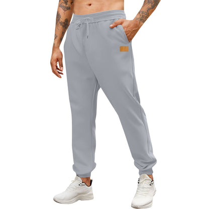 Herren Jogginghose Sportlich Mit Reißverschluss Taschen