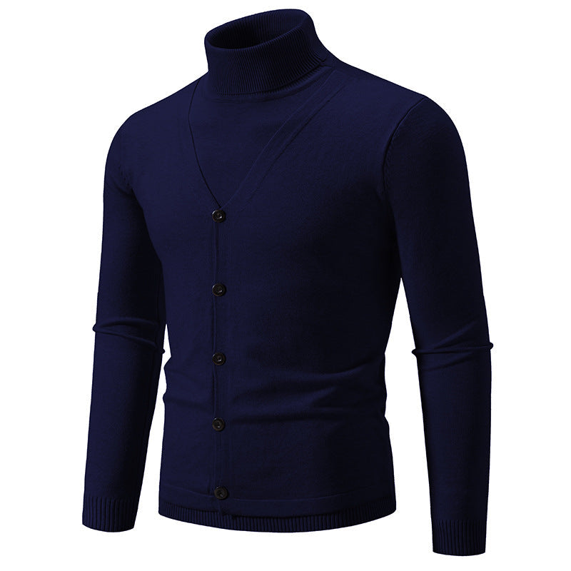 Herren Rollkragenpullover Elegante Kuschelware Modern