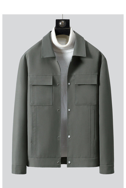 Herren Overshirt Jacke Modern mit Taschen Praktisch