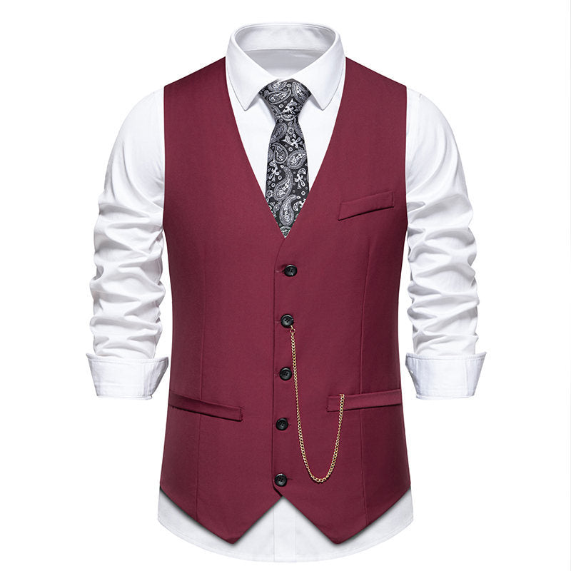 Herren Anzugweste Elegant Klassisch Mit Modernem Style