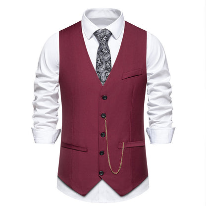 Herren Anzugweste Elegant Klassisch Mit Modernem Style