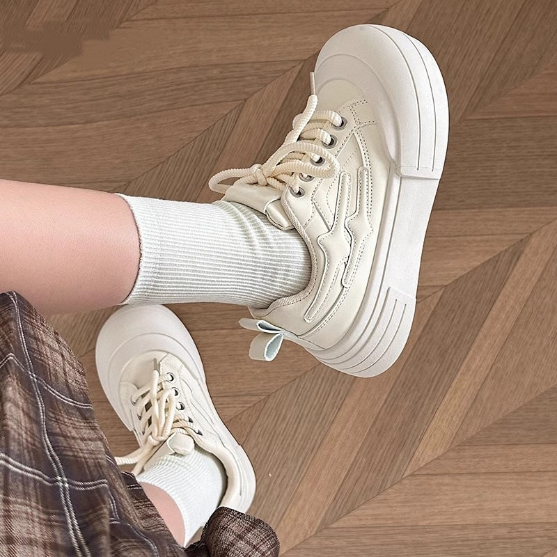 Damen Chunky Sneaker Bequem Gepolstert Robust
