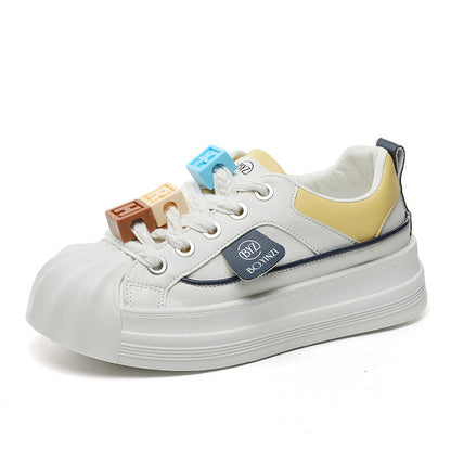 Damen Sneaker Bequem Komfort Laufsohle Schnürsenkel Modern