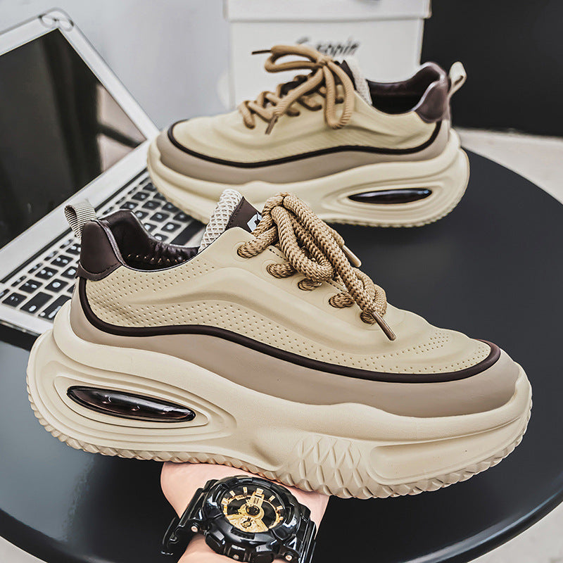 Damen Sneaker Chunky bequem Luftpolster Sohle Weite Passform