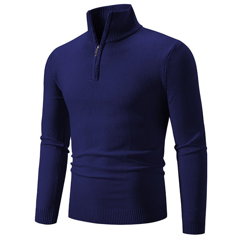 Herren Pullover Stehkragen Elegante Mode