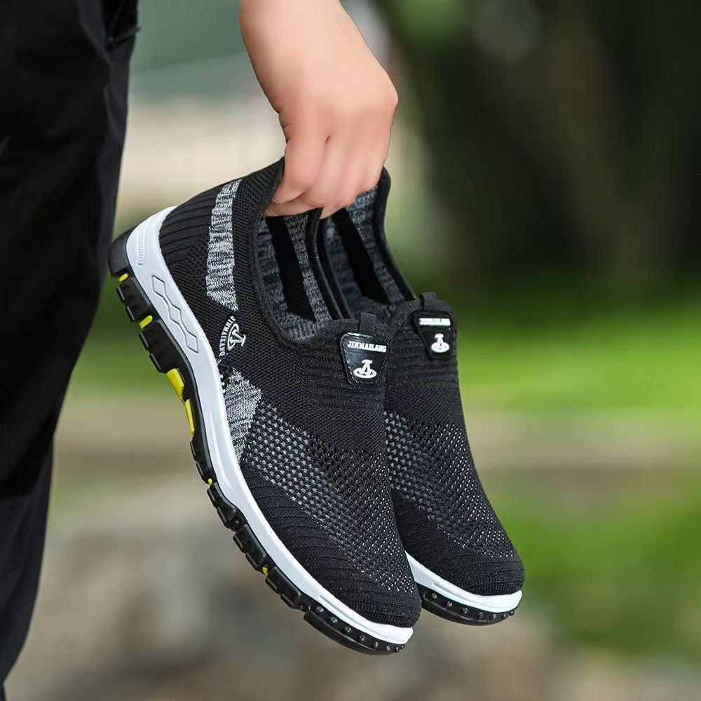 Damen Sportschuhe Atmungsaktiv Slip-On bequem Flexibel - BerlinGlamour