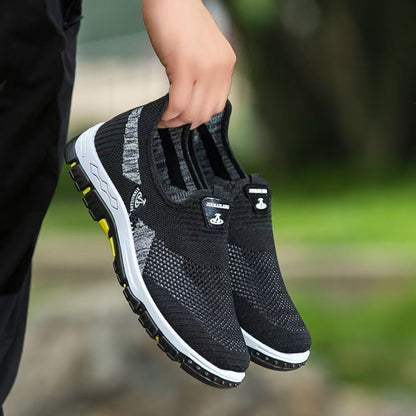 Damen Sportschuhe Atmungsaktiv Slip-On bequem Flexibel - BerlinGlamour