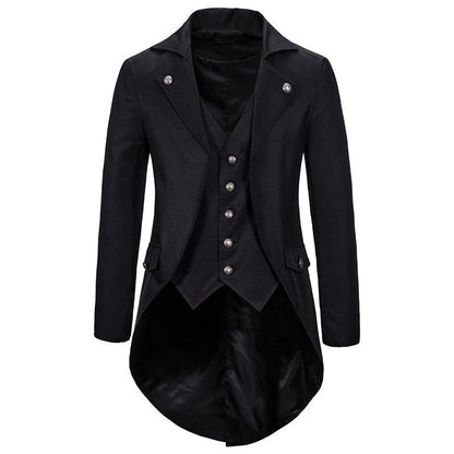 Herren Anzugmantel Elegant Asymmetrisch Modern