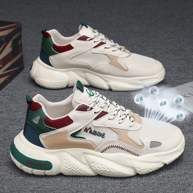 Damen Sneaker Sportlich Chunky Atmungsaktiv Mit Dämpfung