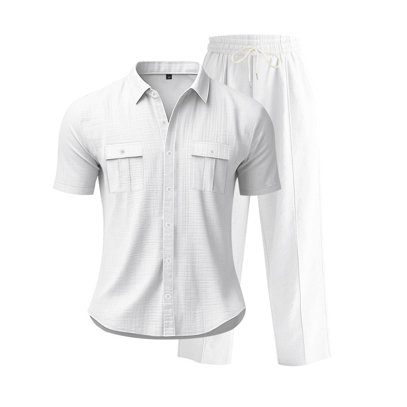 Herren Freizeit-Set Bequem atmungsaktiv mit Taschen