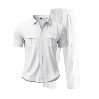 Herren Freizeit-Set Bequem atmungsaktiv mit Taschen