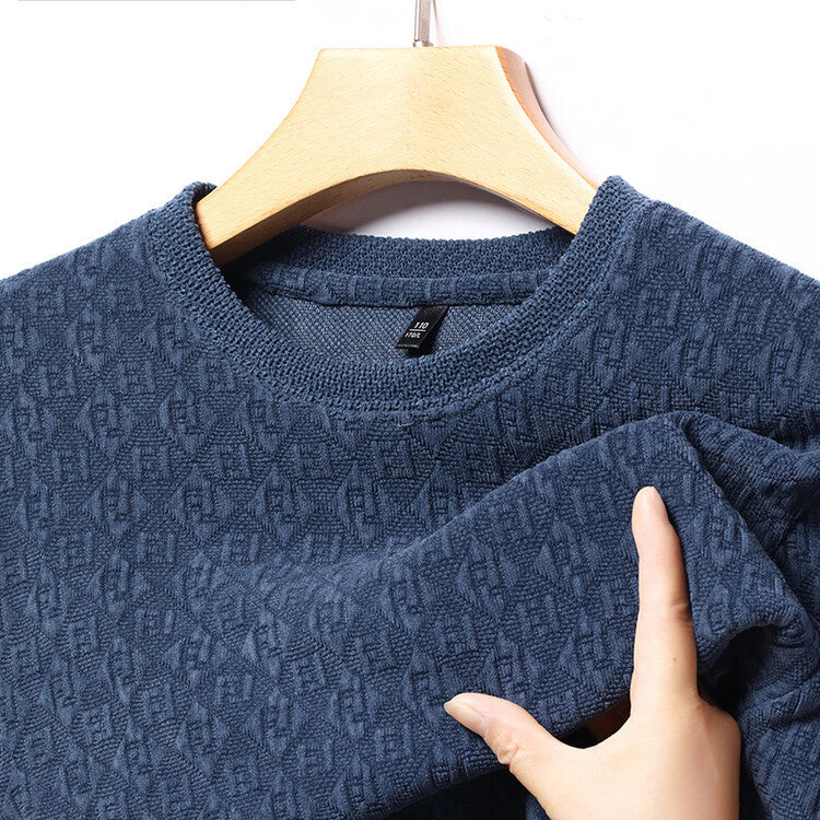 Herren Strickpullover Modern 3D Muster Hochwertig
