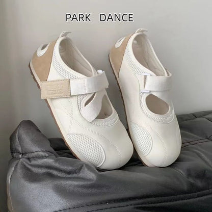 Damen Fitness-Schuhe Bequem Schnell Klettverschluss Sport - BerlinGlamour