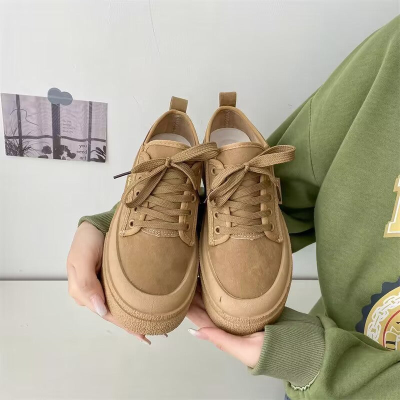 Damen Sneaker Weich Wildleder KomfortSchuhe