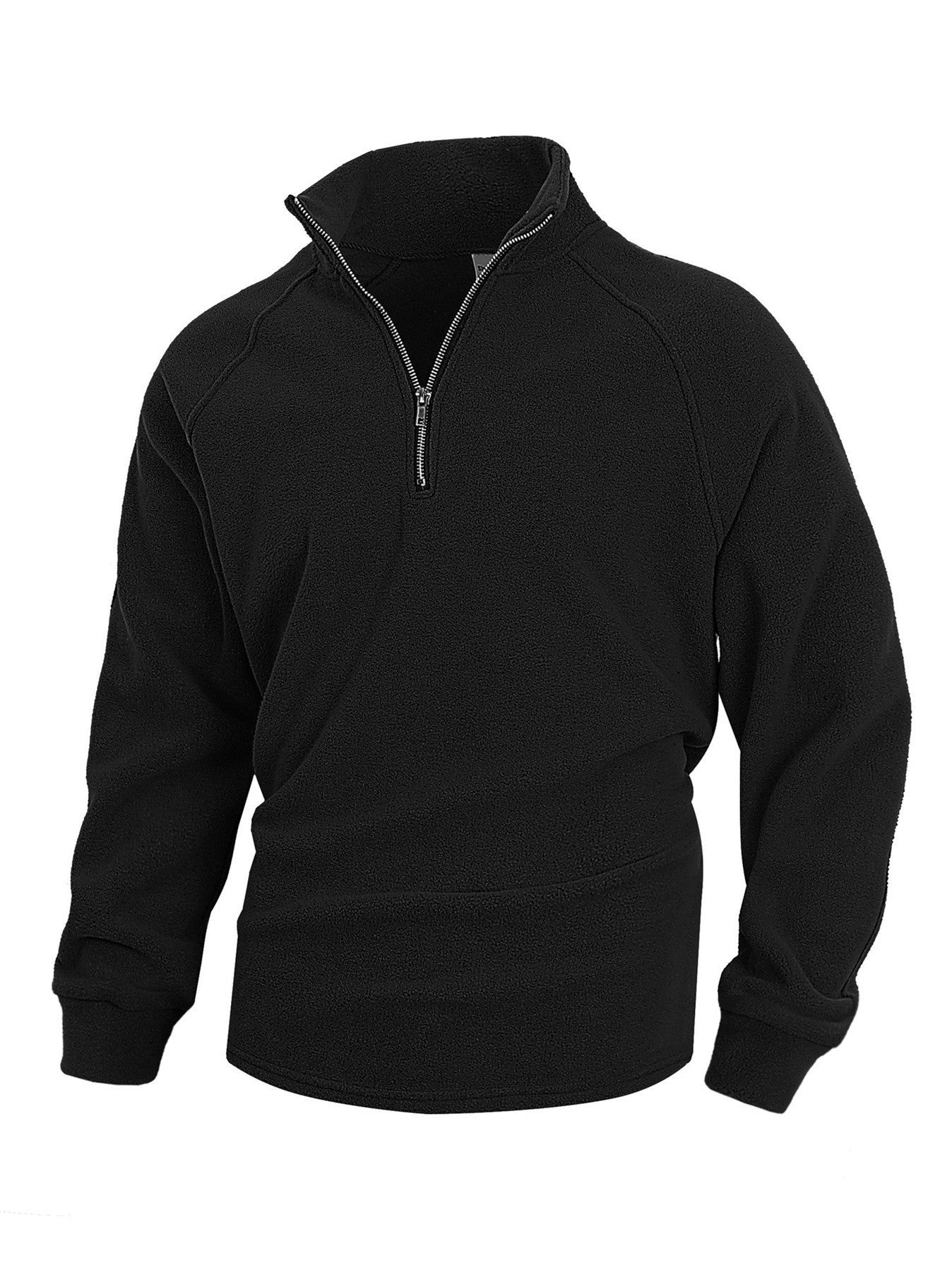 Herren Fleece Pullover mit Halbem Reißverschluss Berlin-Glamour
