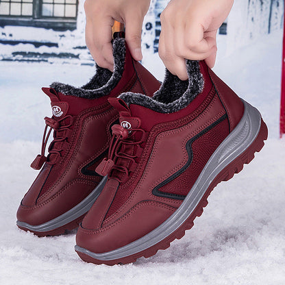 Damen Winterstiefel Warm Isoliert Thermo-Sohle