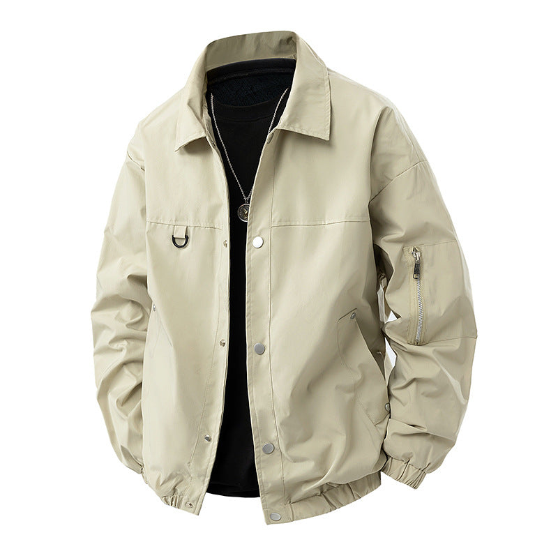Herren Freizeitjacke Urban Style Hochkragen Modern