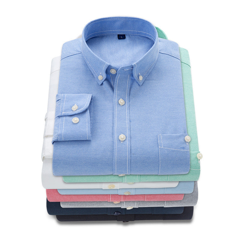 Herren Hemd Business Style Button Down Kragen - BerlinGlamour