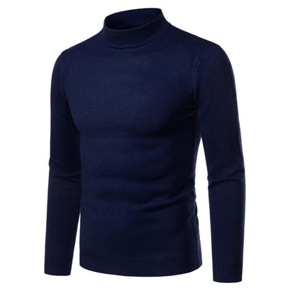 Herren Rollkragenpullover Warm Fein Strick Made