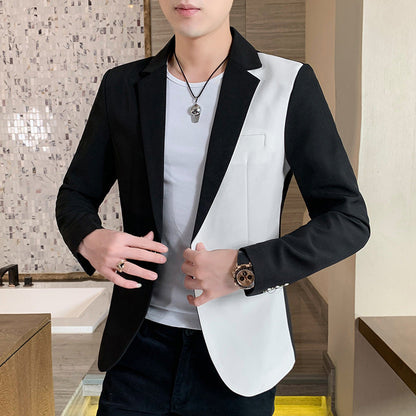 Herren Blazer Modern Asymmetrisch mit Taschen