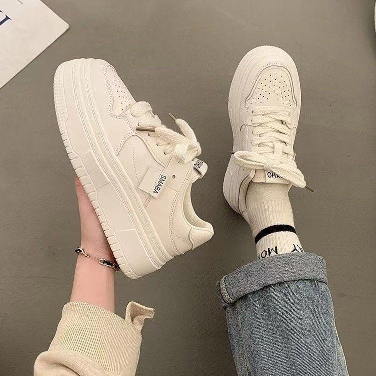 Damen Sneaker Plattform Schuhe Sportlich Komfortabel