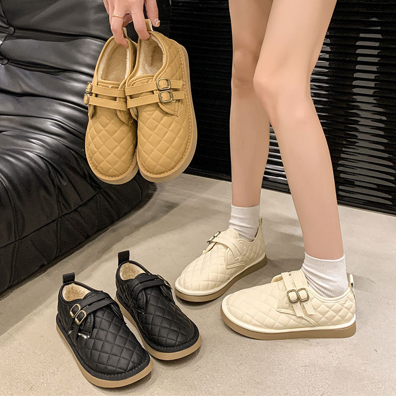Damen Sneaker Bequem Stilvoll mit Doppelriemen - BerlinGlamour