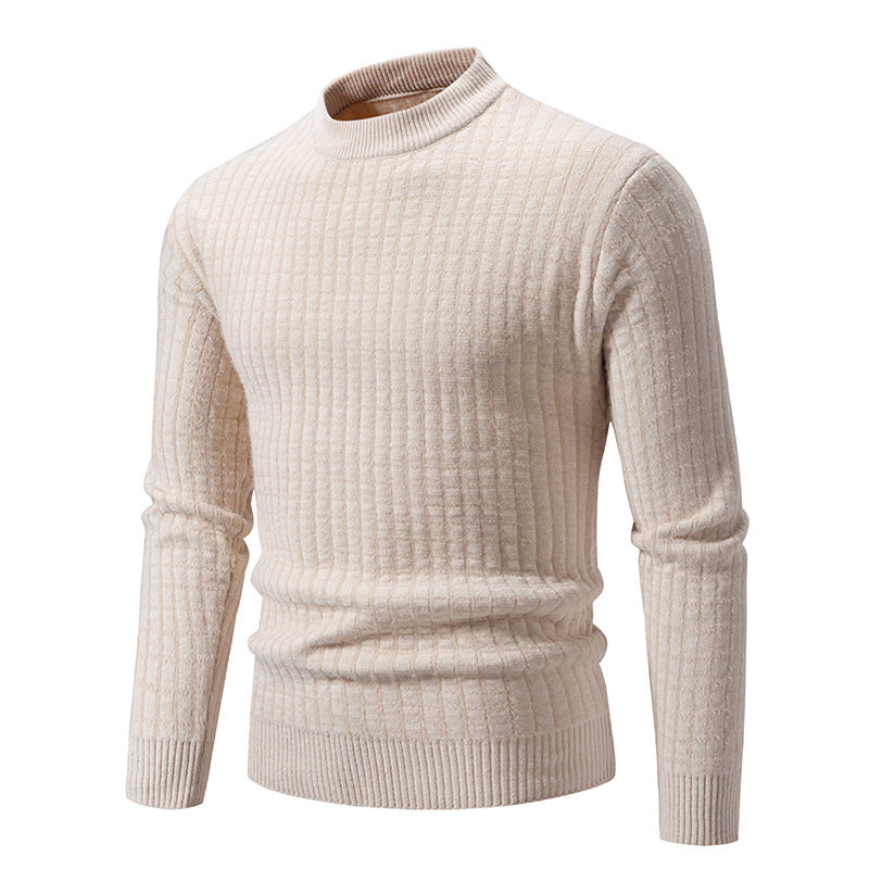 Herren Pullover Feinstrick Strukturiert Modern - BerlinGlamour
