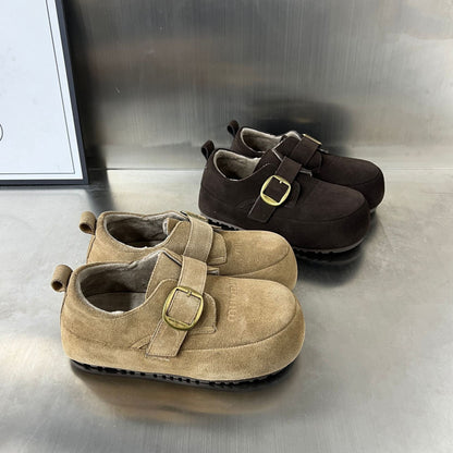 Damen Clogs Bequem Schnallenverschluss Weiches Innenfutter