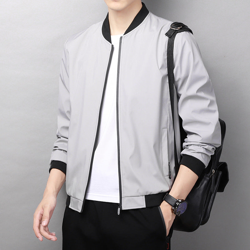 Herren Bomberjacke Sportlich Modern Elastisch