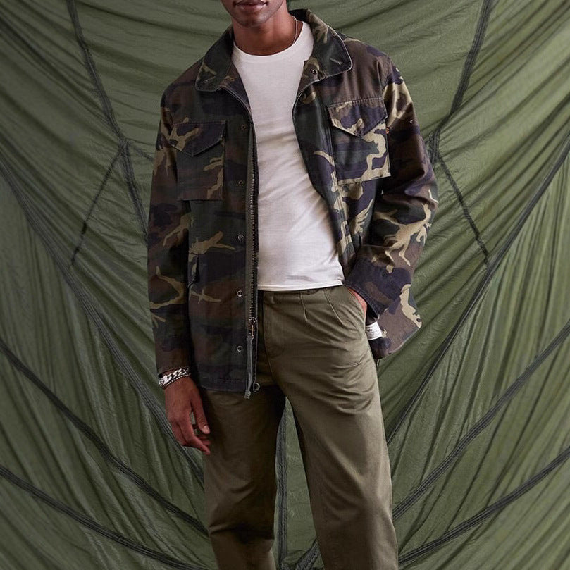 Herren Outdoorjacke Funktional mit vielen Taschen Modern